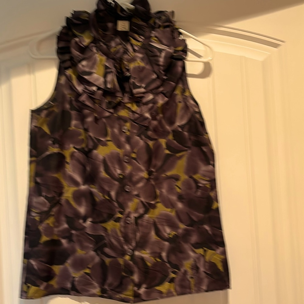 J crew silk top